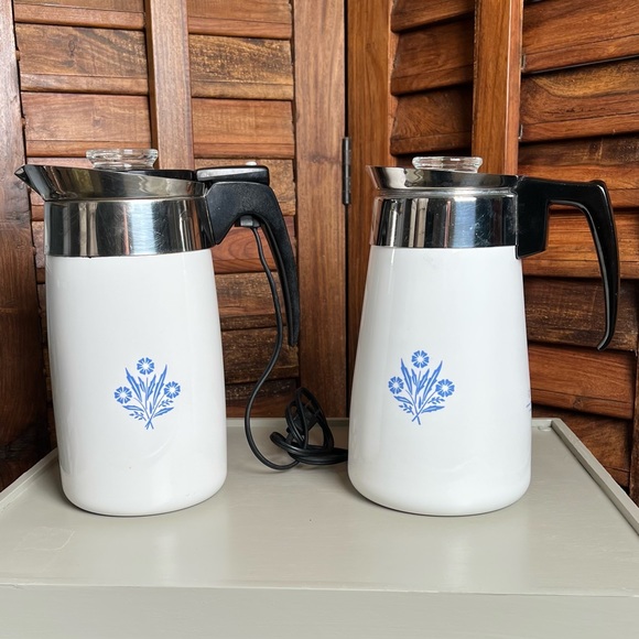 Corningware Kitchen Vintage Set Of Corning Ware Blue Corn Flower